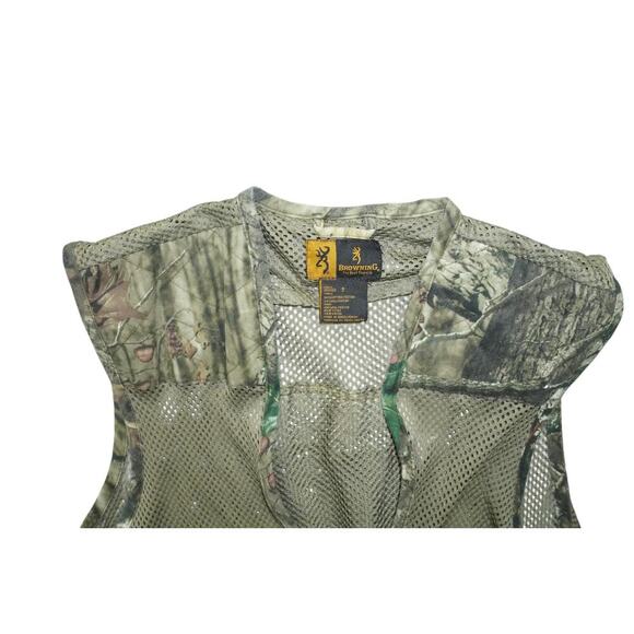 Browning Men’s Mesh Hunting Vest – Realtree Camo, Size L - Picture 2 of 5